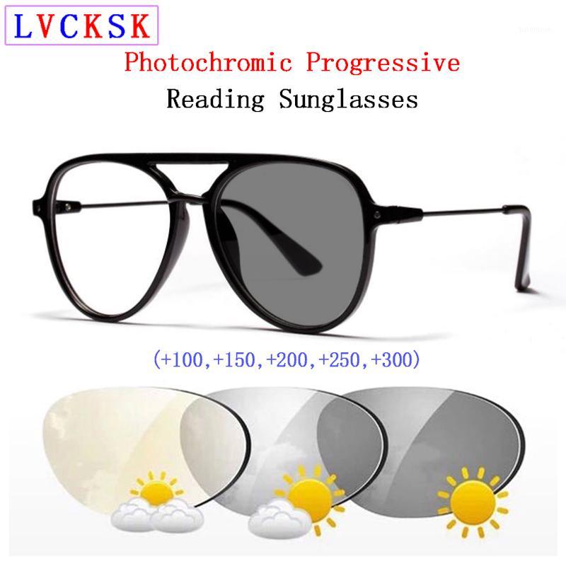 

Double Beam Pilot Reading Sunglasses for Women Men Look Near Far Outdoor Travell Driving Shades Sun Eyeglasses Magnifier N51