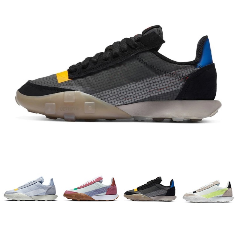 

Ldv waffle racer 2x mens running shoes black solar ghost summit white men women trainers outdoor sports sneakers 36-45, Color#4
