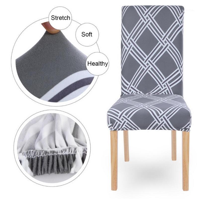 

1/2/4/6 PCS Printing Stretch Chair Cover Big Elastic Seat Chair Covers Slipcovers For Room Restaurant Banquet Hotel New1
