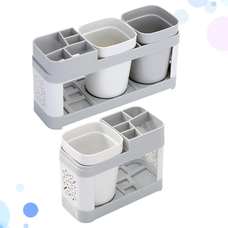 

2PCS Nordic Style Creative Practical Plastic Multifunction Cup Holder for Couple