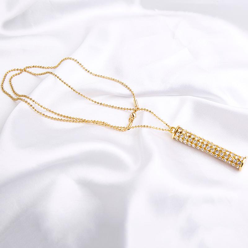 

ZEA Dear Jewelry Romantic Jewelry Big Pendant Necklaces Hot Selling Cubic Zirconia Necklace For Women Link Chains For Party Gift