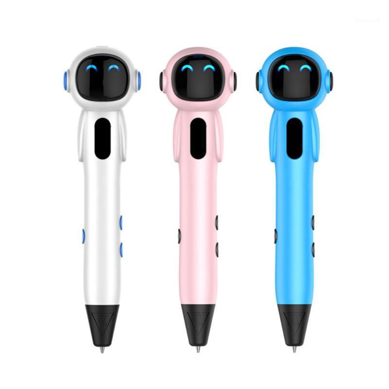 

3D Pen Upgraded Robot 3D Printing Drawing Pen PLA Filament Refills LED Indicator Temperature Speed Control Safe For Kids Adults1