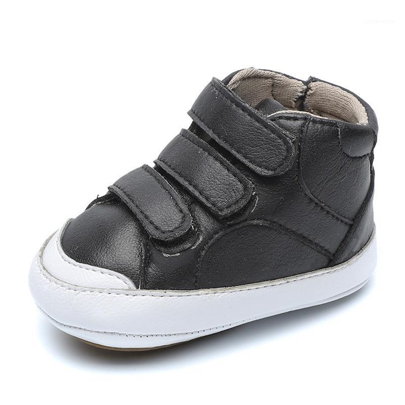 

2020 New Autumn Winter Children Short Boots Soft Bottom Baby Girls Toddler Shoes Genuine Leather Boys Snow Boots Warm Non-slip1, Black
