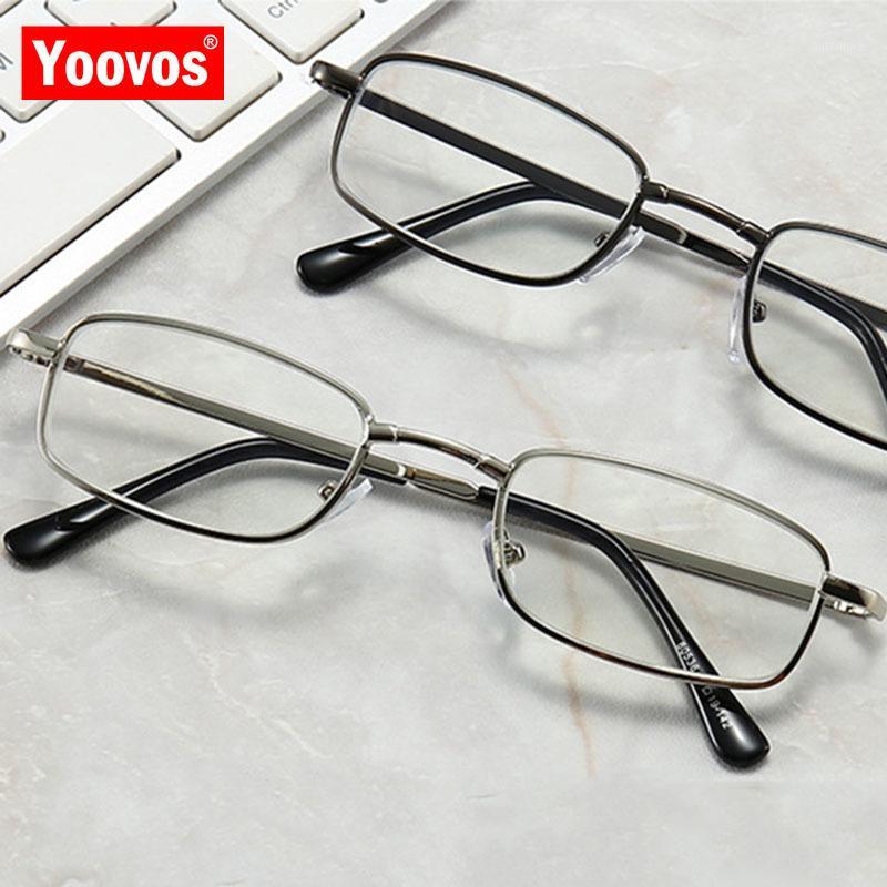 

Yoovos 2020 Reading Glasses Metal Frame Glasses Men Blue Light Eyewear Men Reading Eyeglasses Square Gafas De Lectura Hombre1