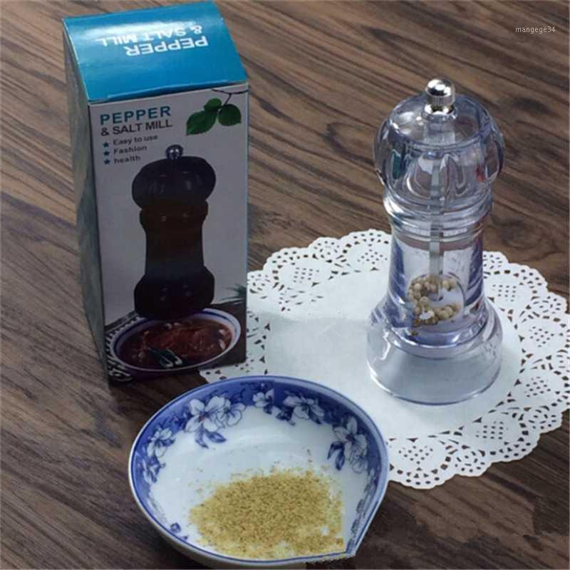 

Acrylic Kitchen Salt Pepper Grinder Useful Spice Mill Pepper Shakers With Ceramic Spice Grinder Mill For Adjustable Coarseness1