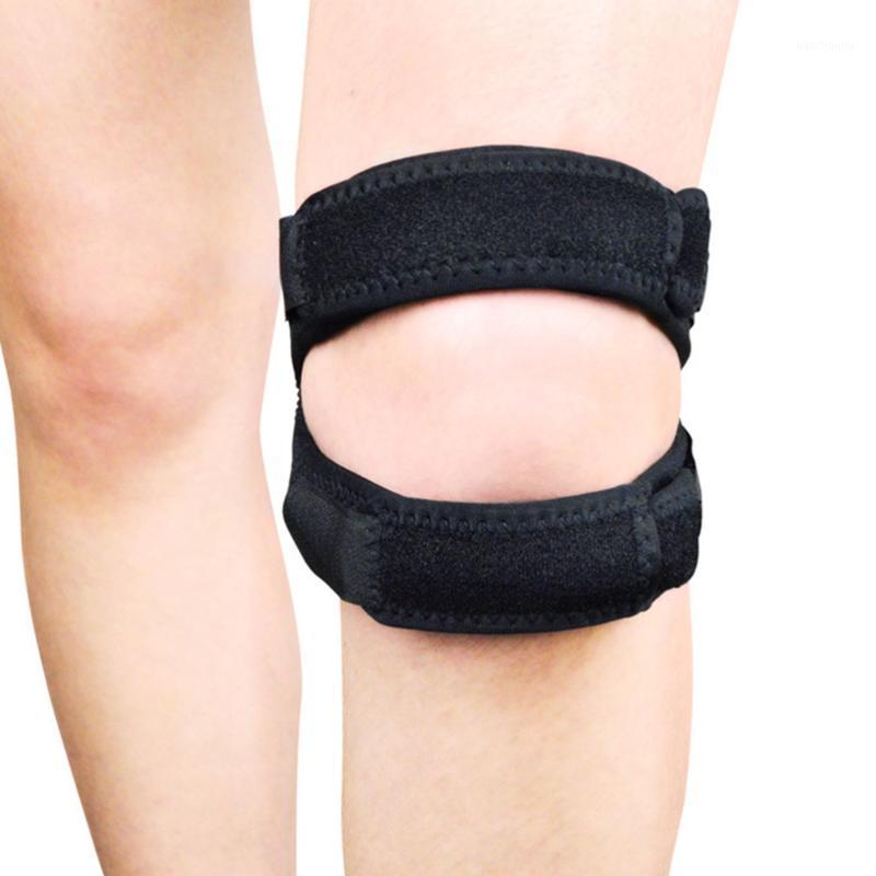 

Outdoor Sports Protection Patella Guard Shockproof Breathable Adjustable Knee Strap Open-Patella Brace Patella Tendon Band for A1, As shown