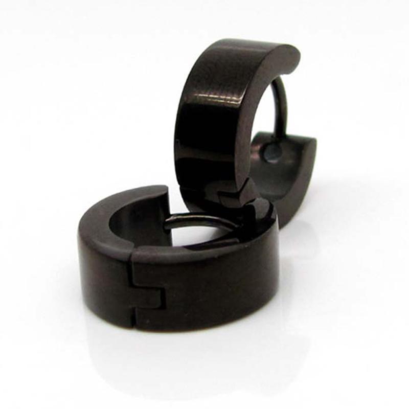 

1pair Unisex Hoop Couple Stainless Steel Party Wedding Fashion Jewelry Bridal Gift Charms Charming Ear Stud