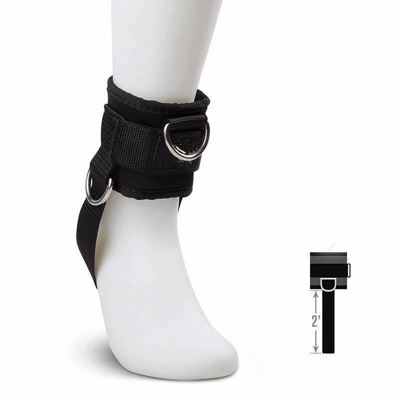 

1pair Foot Strap Cable Fitness Ankle Straps Adjustable 4D Ring Ankle Cuffs Support Pad Home Gym Bodybuilding Equipment1