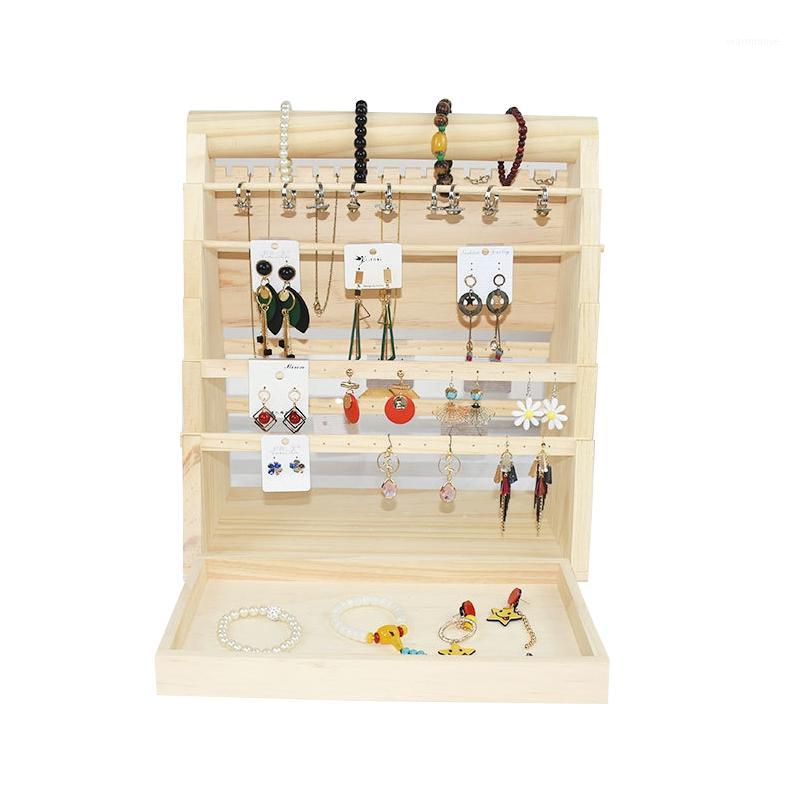 

Jewelry Display Props Necklace Jewelry Wood Show Support Ring Bracelet Pendant Jade Show Support Display Tray Suit Rack1