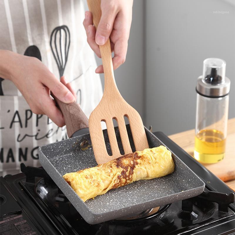 

Non-stick Frying Pan Thick Egg Roast Mould Kitchen Supplies Fried Dumplings Cookware Household Flat Rectangle Cooking Tool1