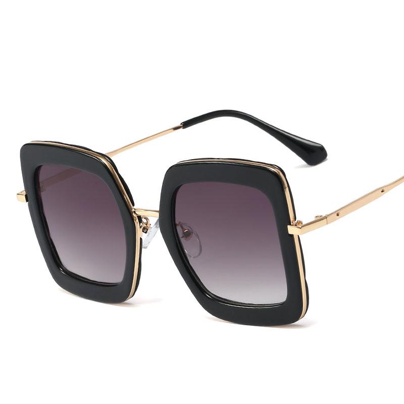 

Sunglasses Veshion Square Gradient Lens Cat Eye Men Women Fashion Shades UV400 Vintage Glasses