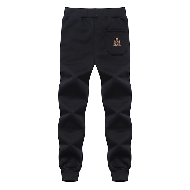 

2021 New of Warm Winter Male Sweatpants Cashmere Cotton Long Thickening Solid Quality Wool Plus 632 MY03, Grey