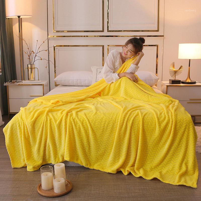 

NEW Flannel Fleece Throw Blanket Super Soft Fluffy Blanket Winter Warm blankets Bed Bedroom Decor travel1