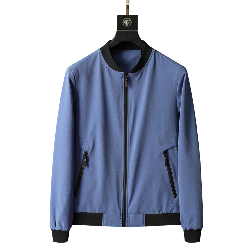 

2021 Men's Thin Aviator Sleeve Long Baseball Man's Jacket Outerwear Designer Clothes 6aa8, Blue