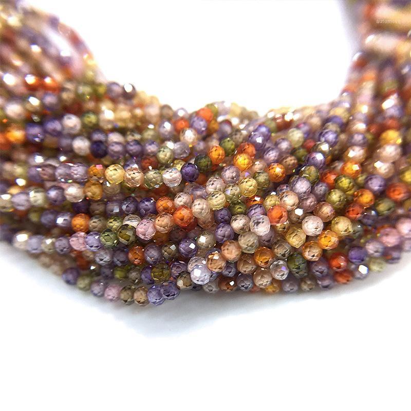 

Micro Faceted Beads Natural Stone Beads Facted Zricon 2mm Loose Spacer Gem Stone for Jewelry Making Necklace DIY Bracelet1
