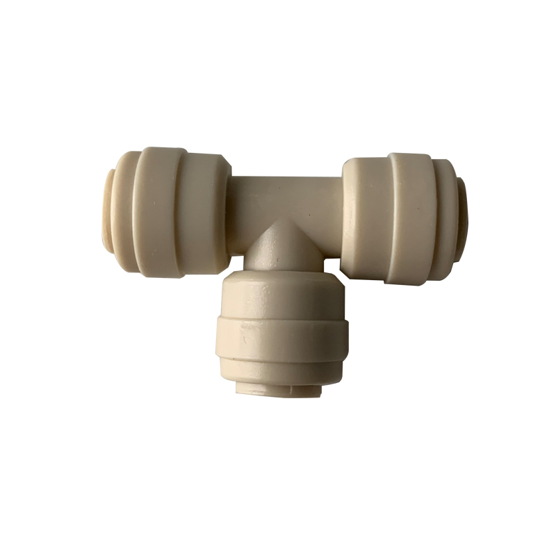 

1 pieces 1/4'' Quick Push three way tube connectors for water sprayer misting system garden water fog nozzle seat
