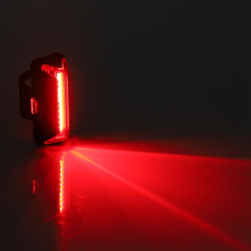 

Bike Light USB Rechargeable LED Bike Tail Warning Light 3 Modes Bicycle Rear Night Riding Safety Lamp Accessories