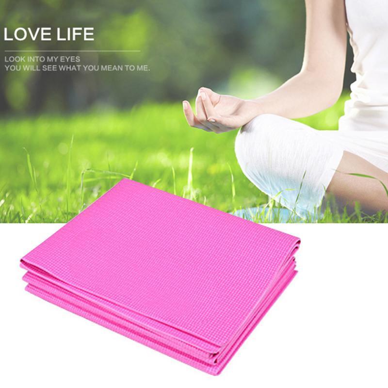 

Yoga Mat Exercise Pad Non Slip Folding Gym Fitness Mat Pilates Outdoor Indoor Training Gym Exercise Fitness Carpet1, Red