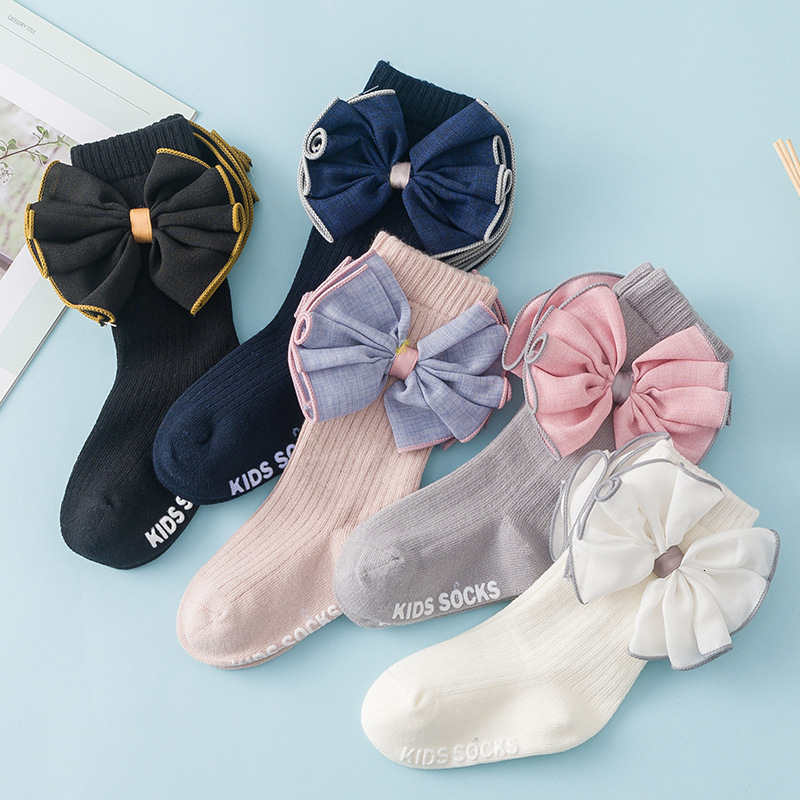 

2021 New 5pcs/lot Children Accessories Cotton Janpan Style Baby Kids Girls Toddler Knee High Tights Stockings 0-12y Yfdl, Multi