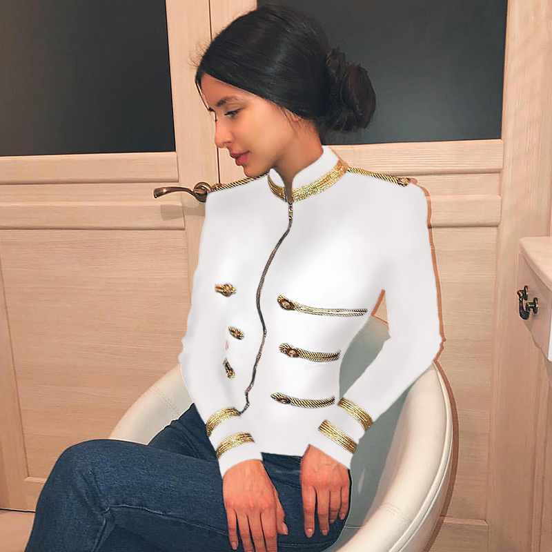 white summer jacket ladies