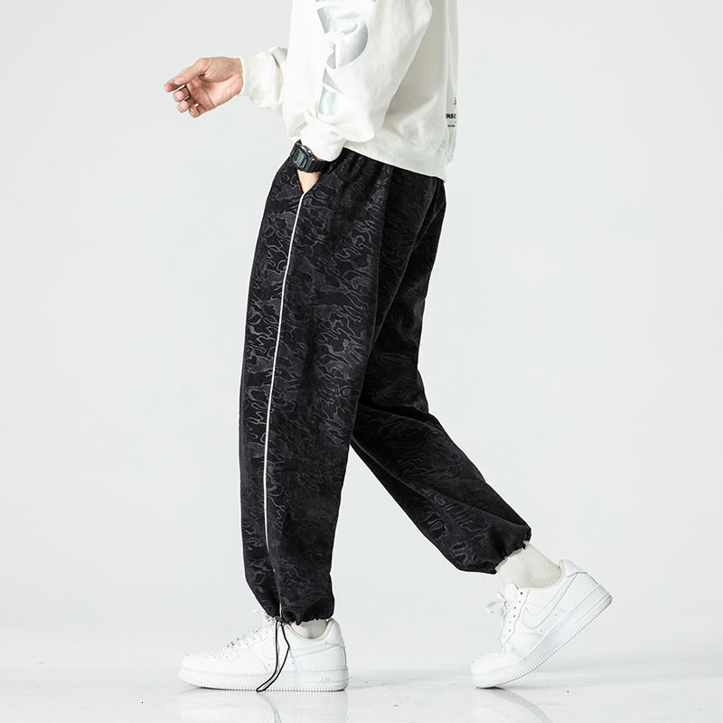 

Trousers 2021 Men's Autumn New Thin Size Pants Young Clothes FCWG, Black