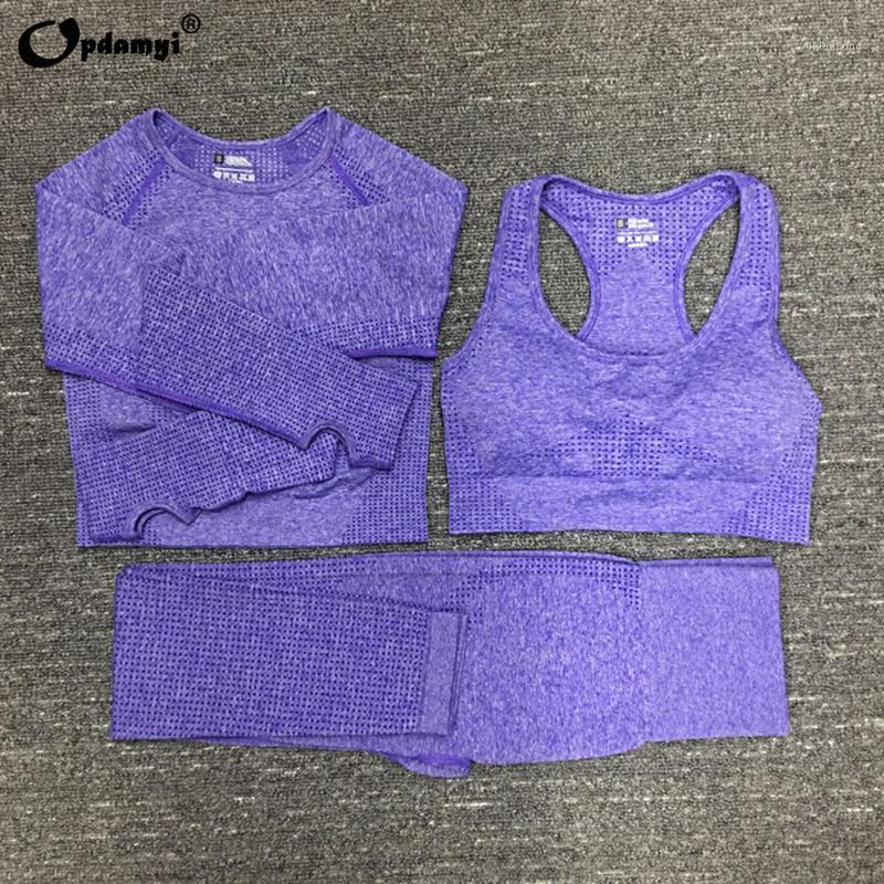 

Seamless Women Yoga Set Workout Sportswear Gym Clothing Fitness Long Sleeve Crop Top Shorts High Waist Leggings Sports Bra Suit1, Pink shorts