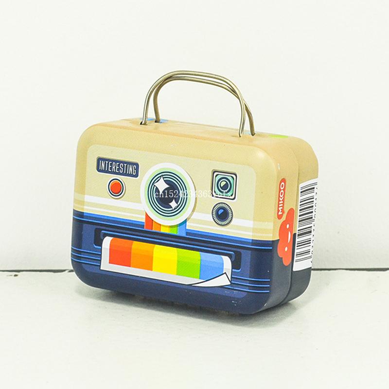 

60pcs Luggage Shaped Candy Box Small Tin Vintage Handbag Suitcase Gift Boxes Party Rectangle Wedding Favors 75*35*55mm