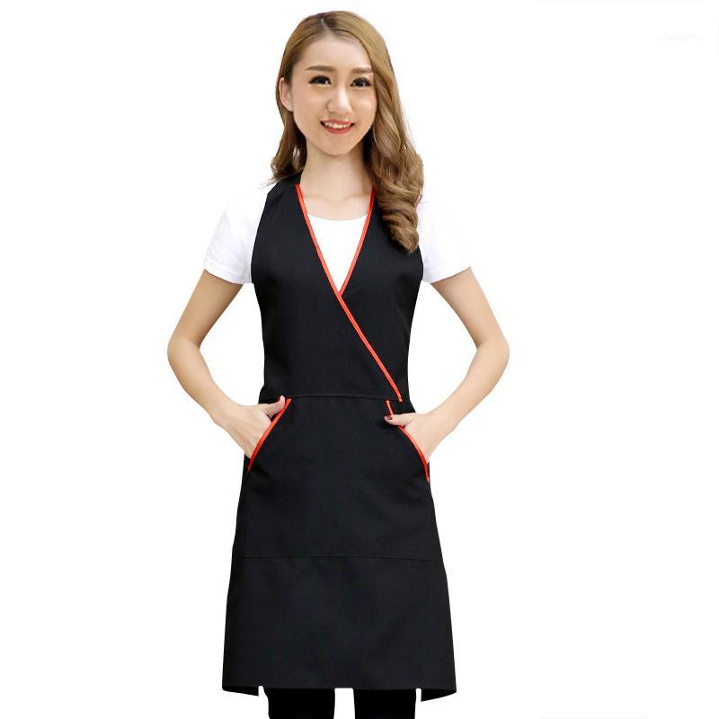 

Fashion Cute Beauty Manicure Maternal Infant Coffee Shop Waiter Overalls Apron1
