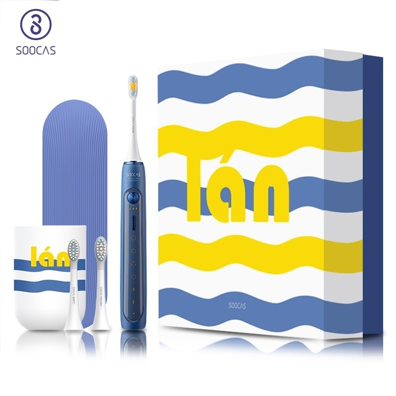 SOOCAS X5 electric toothbrush ultrasonic toothbrush upgrade adult rechargeable 12 cleaning modes with brush head 201118-image-635644338