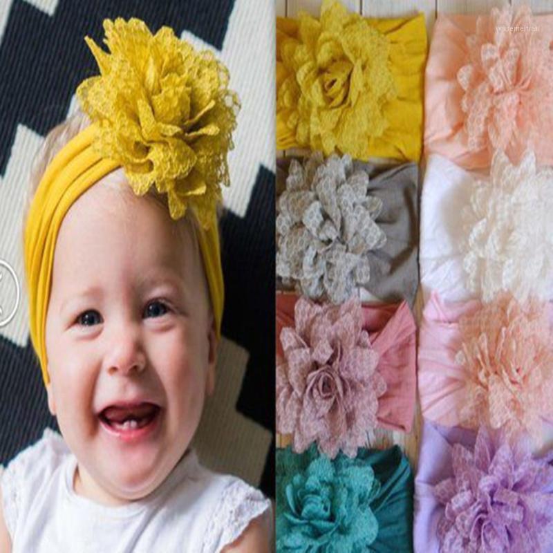 

3D Big Flower Ribbon Hair Bands Handmade DIY Headwear Photo Prop Hairband Kids Child Newborn Baby Girl Headband Satin Accessory1, White