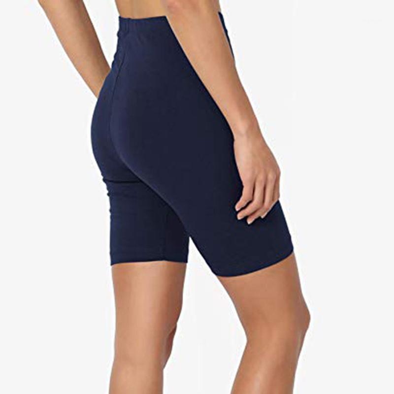 

Thigh Stretch Span High Waist Yoga Short Stretch Running Fitness Leggings Gym Short Workout Hips Jogging Anti-lighting Shorts1