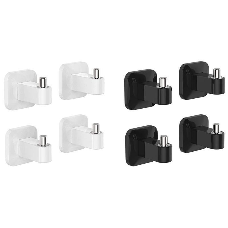 

Botique-Adhesive Hooks Towel Hook Wall Door Hanger, Heavy Duty Large Hooks Stick on Office Shower Bathroom Kitchen-4 Packs