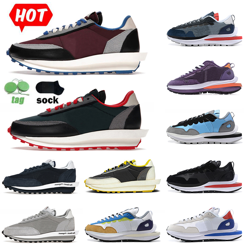 

2022 Sacais x Vaporwaffle Pegasus Mens Women Running Shoes LDWaffle Fragment Grey Undercover University Red Royal Maroon Dark Iris Sneakers Trainers Sports, #a16 36-45