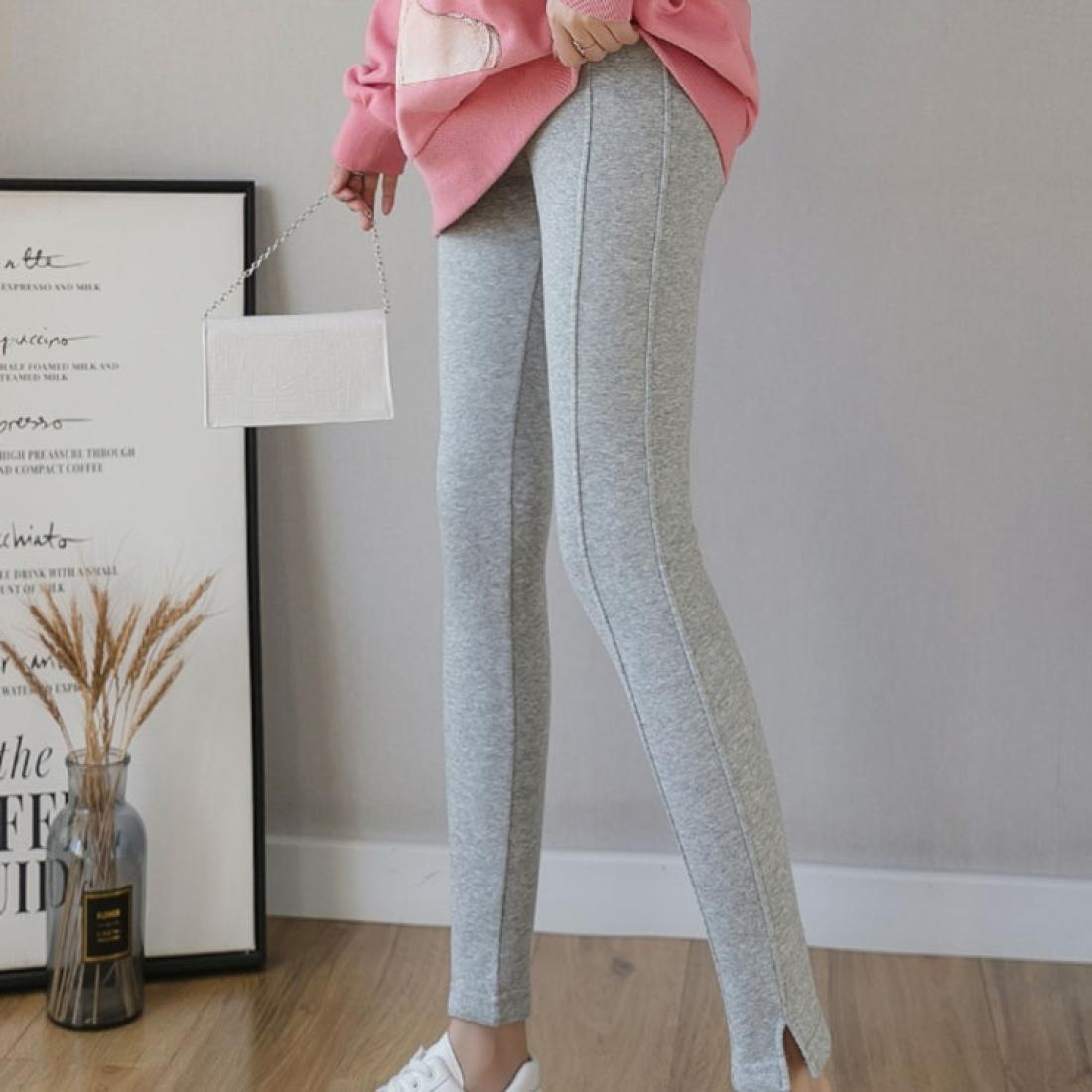 

Cotton Outer Wear Feet Plus Velvet Leggings Pregnant Women