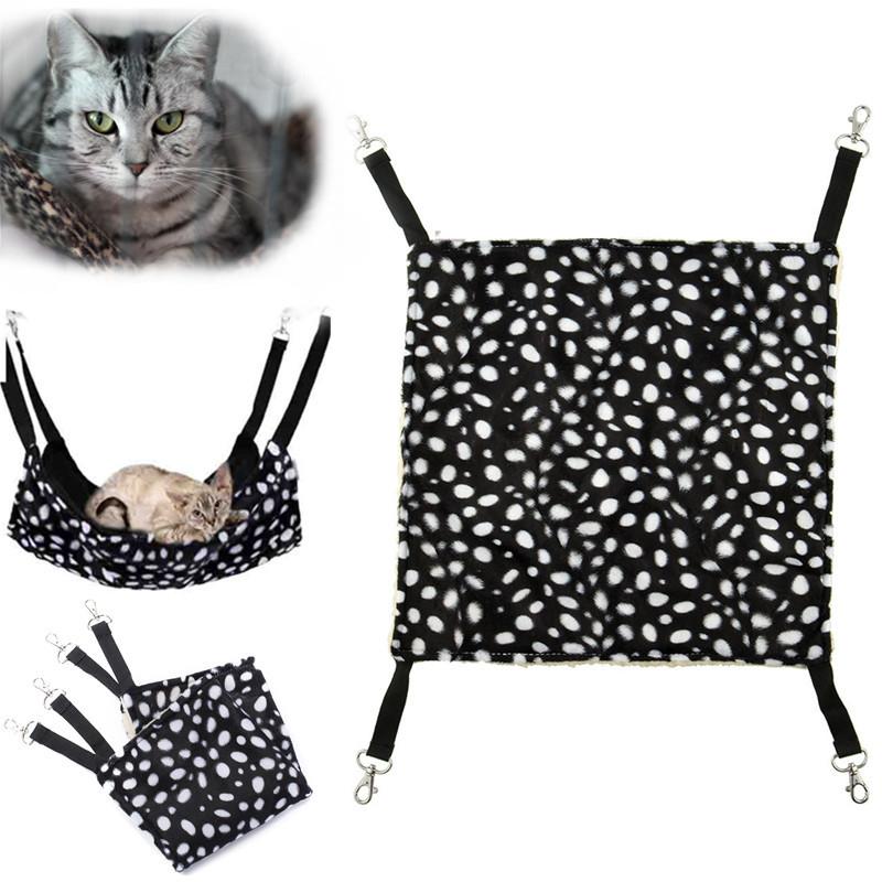 

Cotton Pet Hammock Hanging Cat Hammock Pet Supplies Cat Sleeping Bag Cage Breathable Available Warm Bed Mat