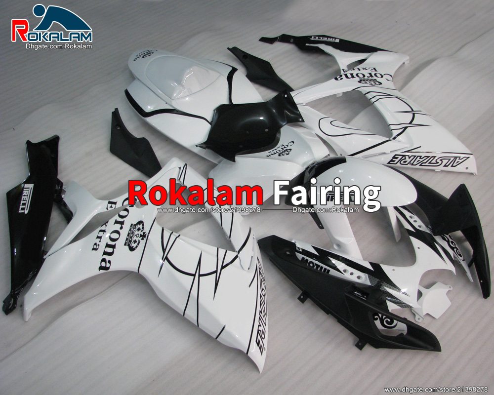 

For Suzuki 2006 2007 GSXR600 GSX-R750 06 07 Fairing Body Kits GSXR750 K6 Motorcycle Fairings (Injection Molding), Customize