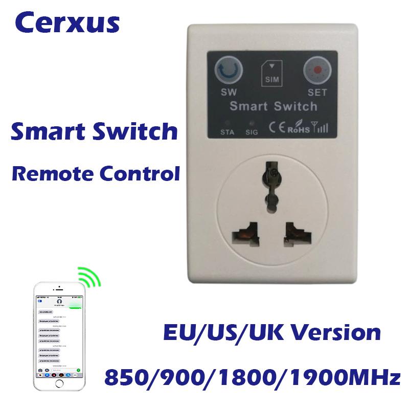 

Smart switch 110~220V GSM SMS HomeSecurity system EU/US/UK for Household Electrical Appliance Remote control switch gate opener