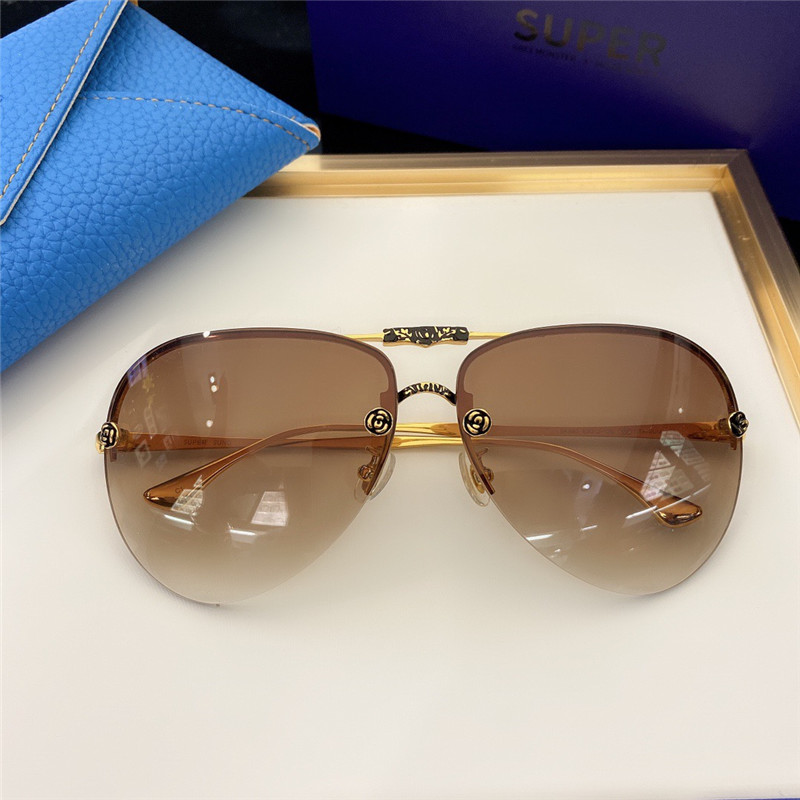 

SK880 Fashion Sunglasses With UV Protection for men and Women Vintage oval Frameless popular Top Quality Come With Case classic sunglasses