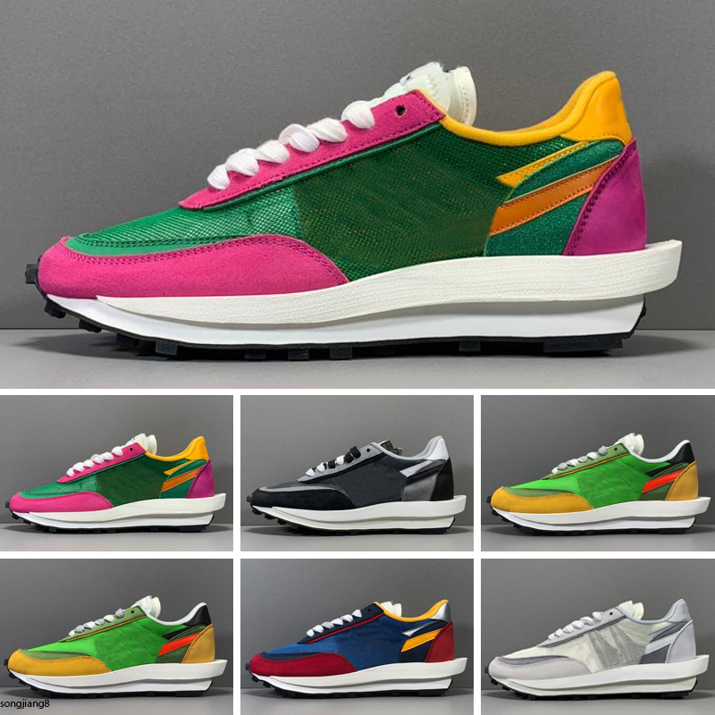 

waffle pegasus fragment daybreak chunky dunky ldv men women running shoes undercover white nylon mens trainers sports sneakers runners