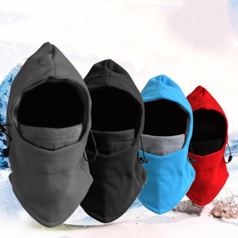 

Multi-use Winter Windproof Warm Hat Thermal Fleece Balaclava Neck Snow Ski Full Face Cap For Fishing Camping Cycling Headwear1, Black