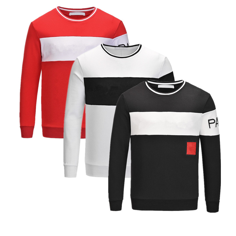 

High quality Mens Designer Sweatshirt jogging Men Women Sweater Hoodie Long Sleeve Pullover Hoodies Streetwear Fashion Neck Sweatershirt, White;black