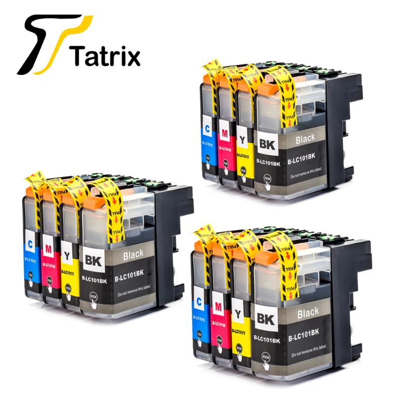 

Tatrix 12PK LC101 LC103 Full Ink Cartridge For Brother -J152W MFC-J245 MFC-J285DW MFC-J450DW MFC-J470DW MFC-J475DW Printer