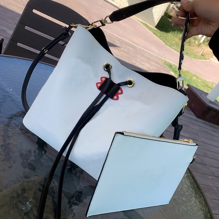 

Fashion Lady Drawstring Bag Outdoor Leisure Top Womens Bags Classic Letter Printing High Quality Handbag Purse, Dust bag