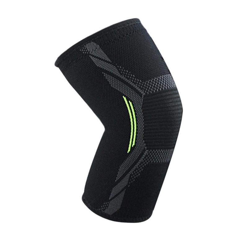 

Nylon Antislip Sports Breathable Knee Pad Fitness Running Support Protector, As pic
