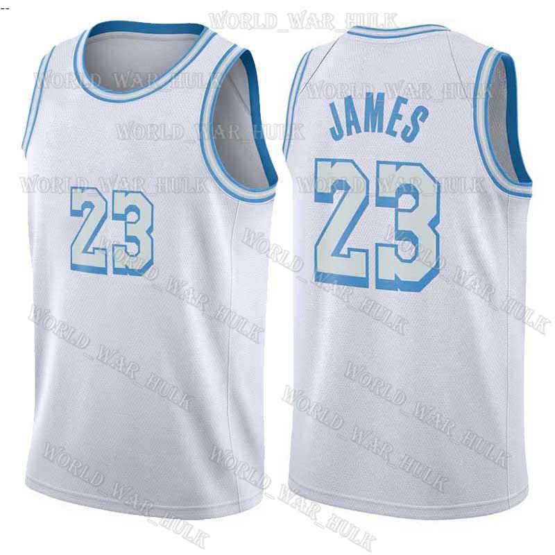 

2021 New Los Angeles Lakers Jerseys LeBron 23 James Russell 4 Westbrook Luka Washington Wizards Doncic Basketball 01, Black;red