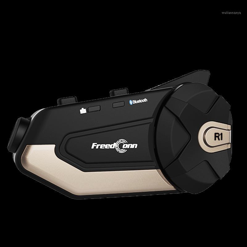 

R1 Motorcycle Intercom Helmet Bluetooth Headset Intercom 1080P HD Video Wifi Recorder Camera Intercomunicador1