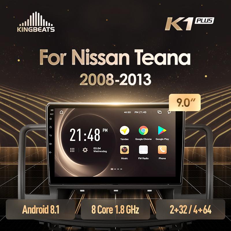 

KingBeats Android 8.1 Octa-Core head unit 4G in Dash Car Radio Multimedia Video Player Navigation GPS For Teana J32 2008 2009 car dvd