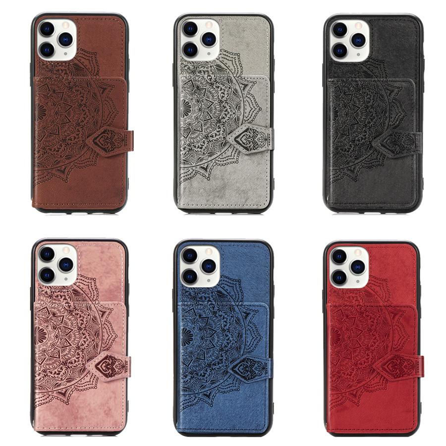 

Luxury Retra Leather with card holder Case For iPhone 12 11 Pro Max Mini SE 2020 PU Leather Full Cover For XS MAX XR X 7 8 6 6S Plus