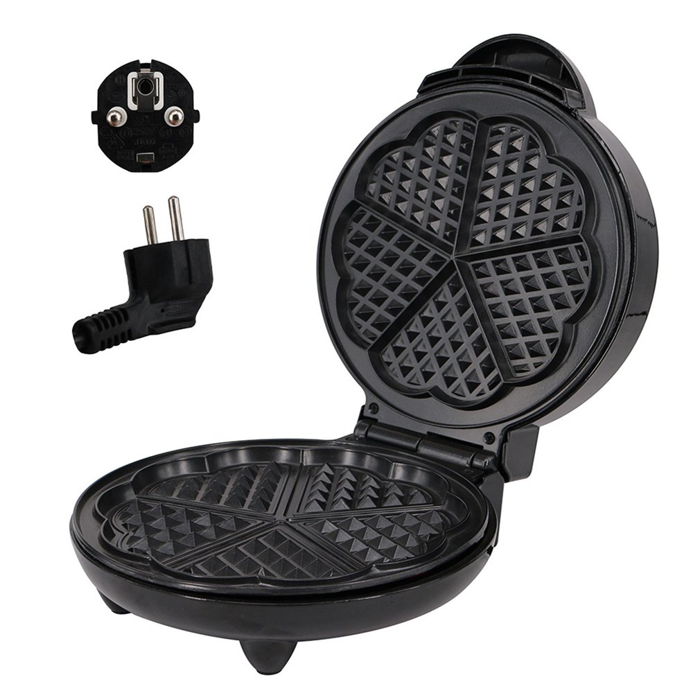 

Stainless steel triangle waffle machine heating homemade waffle plum-shaped muffin machine home breakfast cake