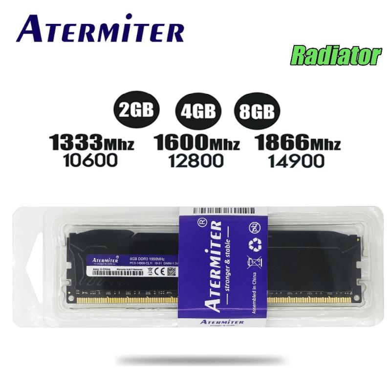 

New 8GB DDR3 PC3 1866Mhz 1333MHz Desktop PC DIMM Memory RAM 240 pins For intel AMD Compatible 4g 2g 1600Mhz heat sink heatsink